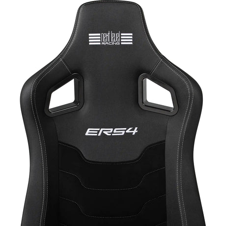 Asiento reclinable de élite ers4 de carreras de siguiente nivel - silla de juego de edición de gamuza de cuero de pu (negro)