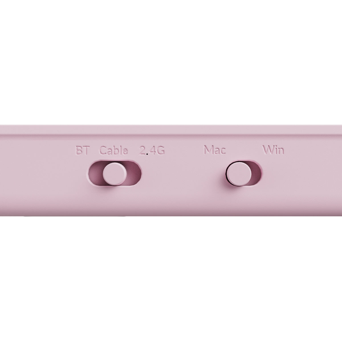 Keychron b1 pro-k4, teclado (rosa claro, us-international, interruptores de tijera, 75%, teclas abs, 2.4ghz | bluetooth 5.2 | usb-c)
