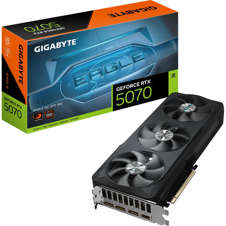 Gigabyte gv-n5070eagle oc-12gd geforce rtx 5070 eagle oc sff 12g, 12 gb, gddr7, 192 bits, pcie 5.0