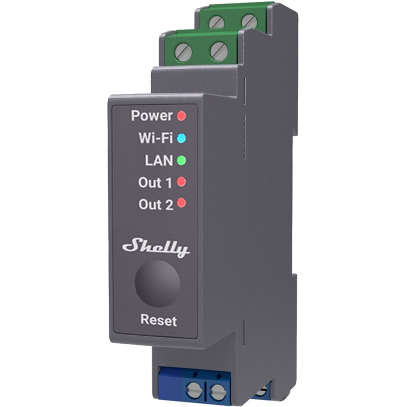 Shelly pro 2 relé de carril din bluetooth, wifi