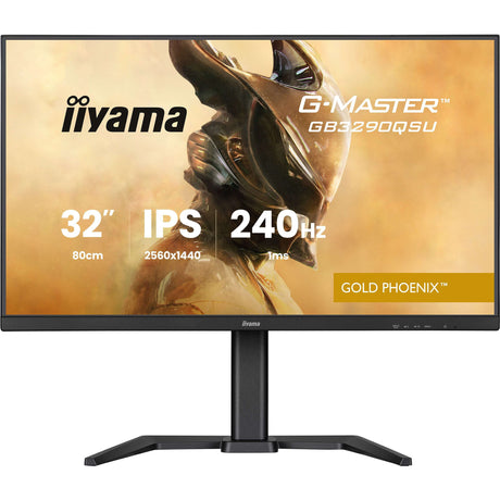 Iiyama G-Master Gold Phoenix GB3290QSU-B1 31.5 monitor gaming (negro (mate), 2x HDMI, display port, 2x USB-A, 2x USB-B, 240 Hz)