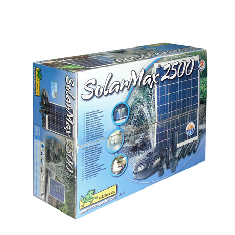 Bomba Ubbink solarmax 2500 (negra, incl. panel solar, bomba)
