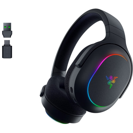 Auriculares supraaurales para juegos Razer barracuda x chroma (negro, dongle USB, Bluetooth)