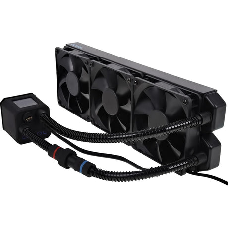Refrigeración por agua Alphacool eisbaer 360 (negro, conector de ventilador pwm de 4 pines)
