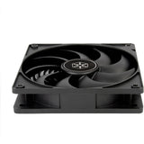 Silverstone air penetrator 120i ventilador de caja (negro, 120 x 120 x 25 mm)