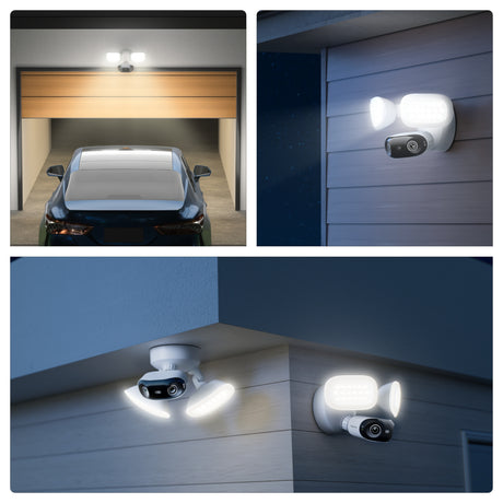 Reolink F751W Elite Floodlight WiFi Cámara de seguridad (Blanco, UHD 4K, WiFi)