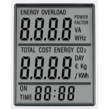 Dispositivo de medición profesional del medidor de costo de energía digital Goobay (blanco)