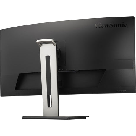 Viewsonic UwQHD Monitor de acoplamiento curvo VG3456C 34 Ultrawide (Negro (mate), 2x HDMI, 1x Display Port, USB-A, USB-B, USB-C, LAN, Audio)