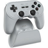 Gamepad bluetooth 8bitdo pro 3 (gris negro, switch 1 2, pc, android, usb bluetooth 2,4 ghz)