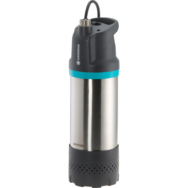 Bomba sumergible Gardena 5900 4 bombas sumergibles y de presión automáticas de acero inoxidable (acero inoxidable negro, 1771-20)