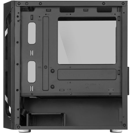 Carcasa torre midi Silverstone sst-fah1mb-pro (negro | 3x USB-A | RGB | vidrio templado)