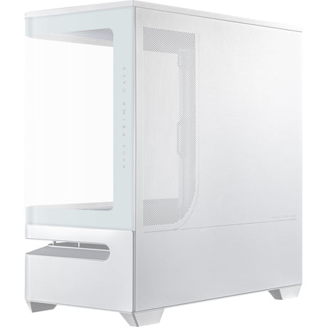 Carcasa Asus Prime Ap202 Midi Tower (Blanco | 2x USB-A | 1x USB-C | RGB | Vidrio templado)