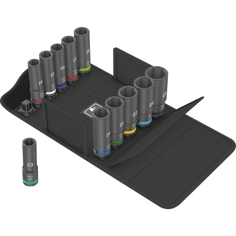 Wera impaktor juego profundo 1 05004841001 juego de insertos de llave de vaso 1 2 11 piezas