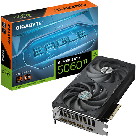 Tarjeta gráfica Gigabyte GeForce RTX 5060 Ti Eagle OC 8G (3x Display Port, 1x HDMI)