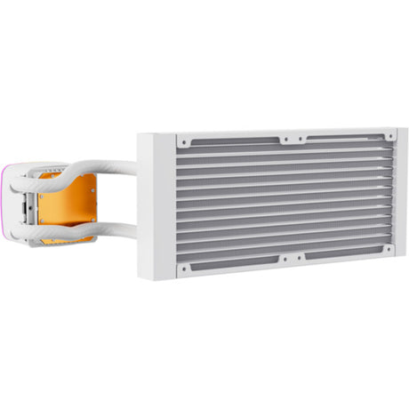 Xyz pc gear aquapulse aio 240 refrigeración por agua (blanco, argb, pwm)