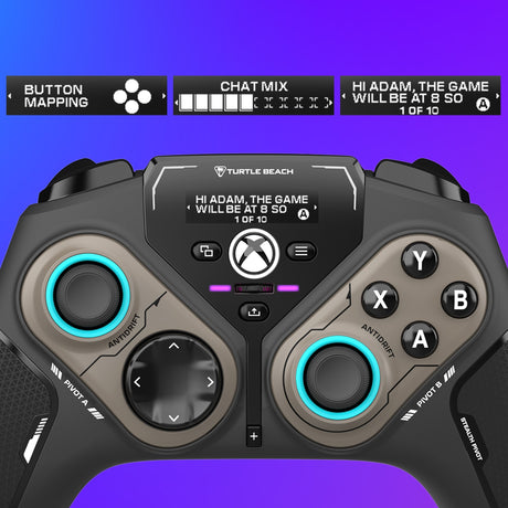 Controlador inteligente inalámbrico Turtle Beach Stealth Pivot (negro, USB Bluetooth de 2,4 GHz, PC, Xbox, Android)
