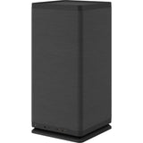 Carcasa minitorre negra con diseño fractal (negro | 2x USB-A | 1x USB-C)