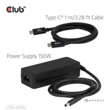 Estación de acoplamiento para pantalla cuádruple Club 3D 14-1 USB-C (negro)