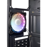 Carcasa midi tower inter-tech b-02 rgb (negro | 3x usb-a | rgb | ventana)
