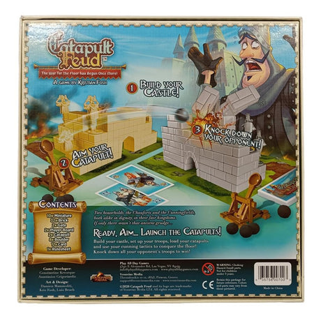 Juego de mesa European Player Network Catapult Feud (inglés, 2 jugadores, 20 - 30 minutos, a partir de 7 años)