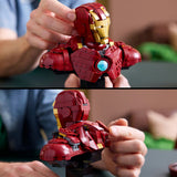 Lego superhéroes maravilla 76327 iron man mk4 busto