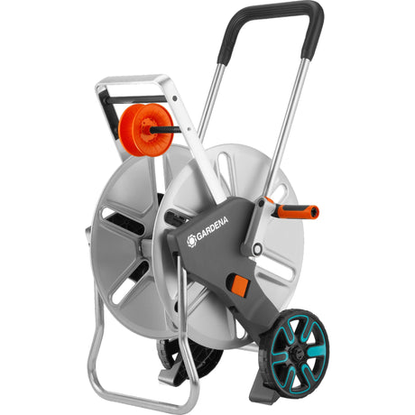 Carro para manguera Gardena aquaroll l easy metal (gris naranja, 18550-20)