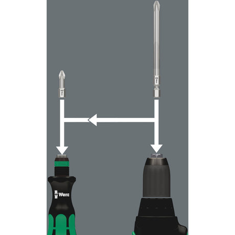 Wera kraftform kompakt juego de 40 puntas (negro verde, 7 piezas)