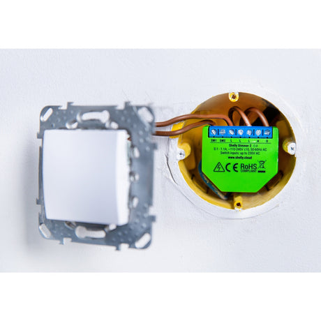Shelly dimmer 2 - atenuador - interior - 200w - verde