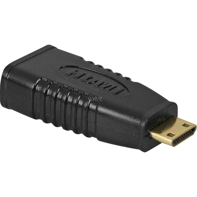 Adaptador Goobay mini-HDMI > HDMI (negro)
