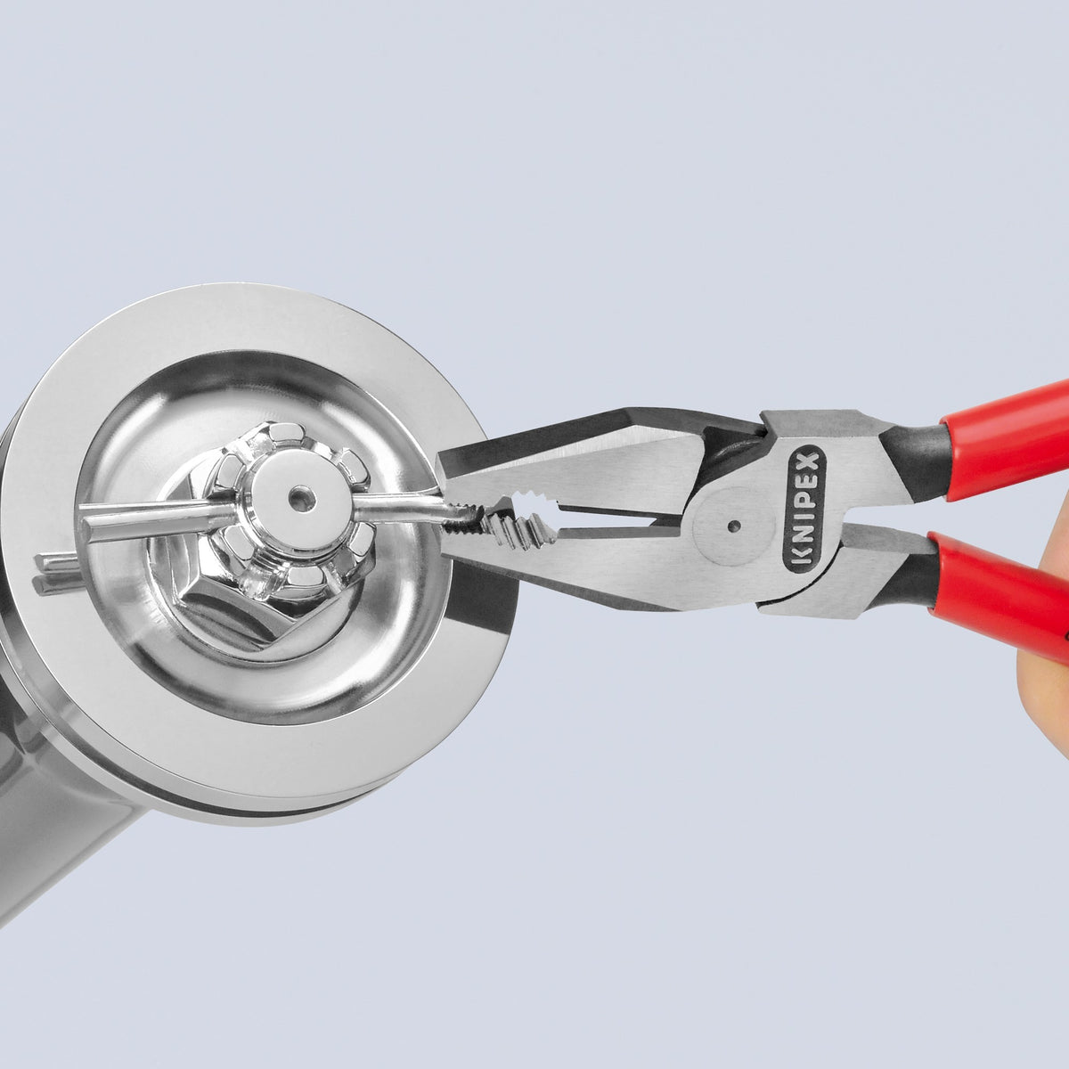 Alicate universal Knipex Power Alicate universal de 200 mm (rojo)