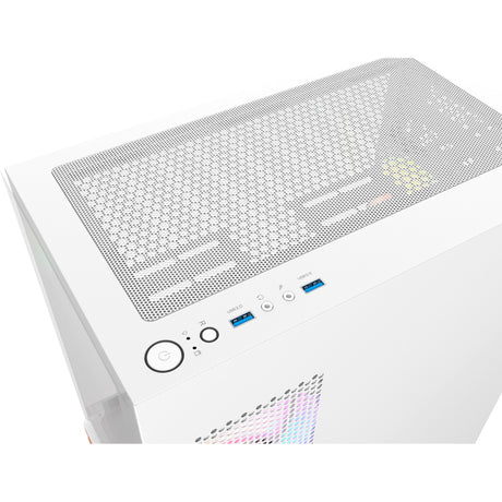 Carcasa mini torre Thermaltake view 170 ws argb (color madera blanca | 2x usb-a | rgb | vidrio templado)