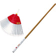 Rastrillo de hojas wolf-garten multi-star uf-m + mango de fresno multi-star zm 140 (color madera roja)