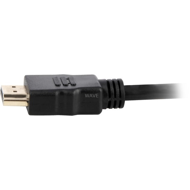 Cable HDMI de alta velocidad Sharkoon con Ethernet (negro, 5 metros, 4k, chapado en oro)