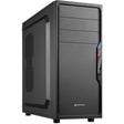 Carcasa de torre midi Sharkoon vs4-v (negro | 2x USB-A)