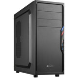 Carcasa de torre midi Sharkoon vs4-v (negro | 2x USB-A)