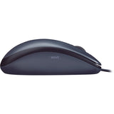 Logitech mouse m90 (gris oscuro, 1000 ppp, venta al por menor)