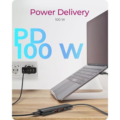 Icy box ib-hub1437-cpd concentrador usb (negro)