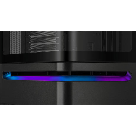 Carcasa Asus Prime Ap202 Midi Tower (negro | 2x USB-A | 1x USB-C | RGB | vidrio templado)