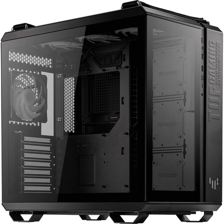 Carcasa de torre midi asus tuf gaming gt502 plus (negro | 2x USB-A | 1x USB-C | vidrio templado)