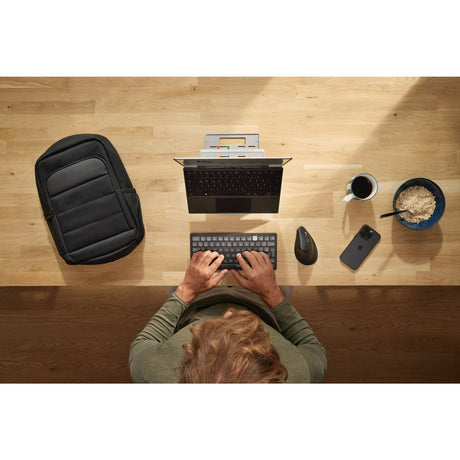Kensington pro fit ergo my630 eq ratón recargable (negro, 1000 - 2400 dpi, Bluetooth, 2,4 GHz)