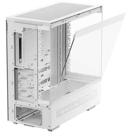 Carcasa de torre midi digital Deepcool ch690 (blanca | 2x USB-A | 1x USB-C | vidrio templado)