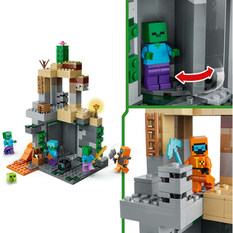 Lego minecraft 21587 mazmorra de zombies