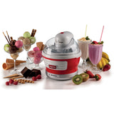 Máquina para hacer helados Ariete party time 0643 00 (rojo blanco)