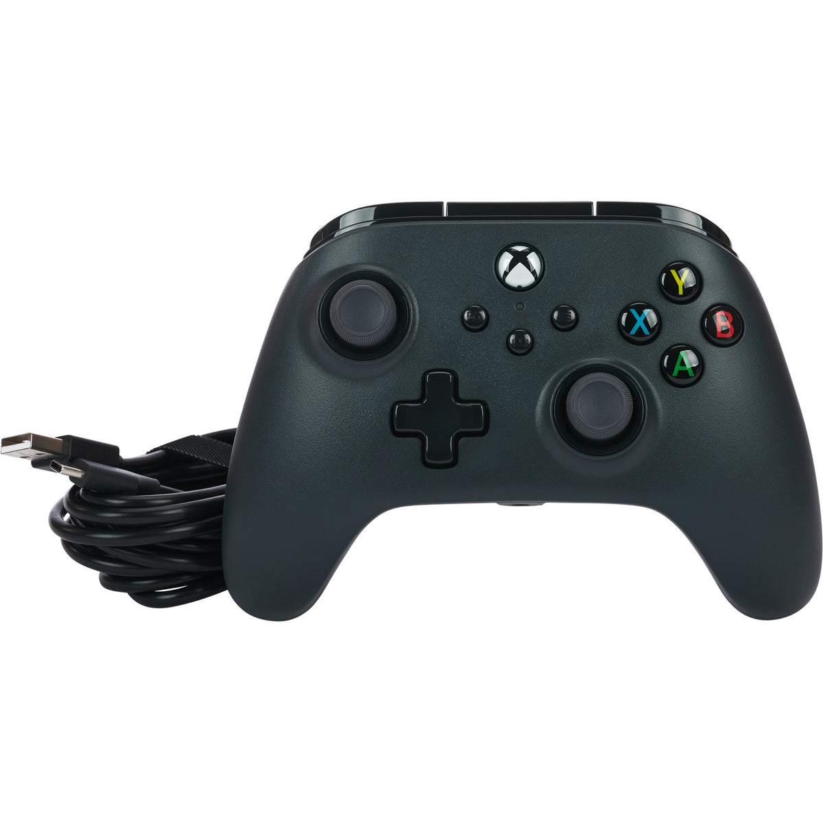 Controlador con cable powera para xbox series x|s (negro, xbox series x|s, xbox one, PC)