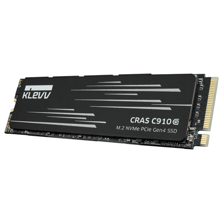 Klevv cras c910g 4 tb ssd (negro, k04tbm2sp0-10g, pcie gen 4.0 x4, nvme 2.0)