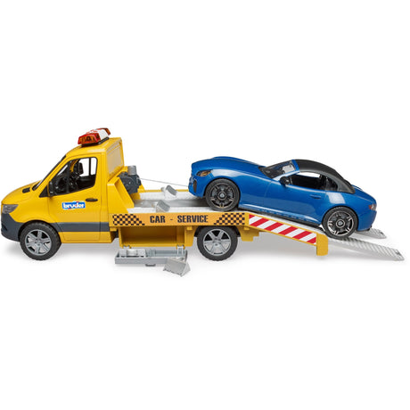 Bruder Mercedes Benz Sprinter Coche Transporte y Modelo Roadster (02675)