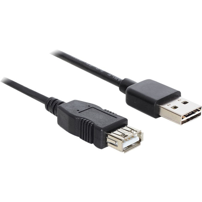 Delock cable de extensión easy-usb-a 2.0 macho > usb-a 2.0 hembra (negro, 1 metro)