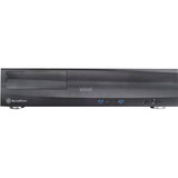 Carcasa de escritorio Silverstone milo ml03b (negro | 2x USB-A)