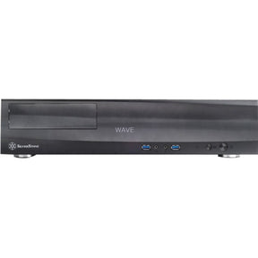 Carcasa de escritorio Silverstone milo ml03b (negro | 2x USB-A)