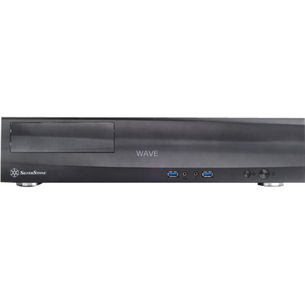 Carcasa de escritorio Silverstone milo ml03b (negro | 2x USB-A)